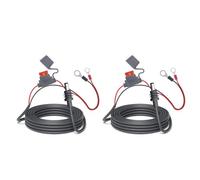 Karlak Cavo Batteria Diretto Impermeabile 2 Pezzi 3 Metri 18AWG per, Camion, Barche e Sistemi Off-grid, Connessione Durevole