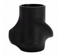 Karlak Correttore per L'impugnatura della Racchetta da Tennis in Silicone, Design Durevole, Migliora la Tecnica dello Swing per Principianti, Allenatore Portatile Compatto (Nera)
