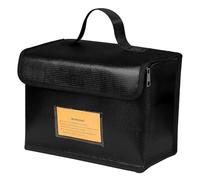 Karlak Custodia Protettiva Ignifuga per Ricarica Lipo per Batteria Al Litio Resistente Al Fuoco e All'acqua con Doppia Sicurezza il Trasporto 25,5x18x12 Cm
