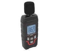Karlak Digital Decibel Meter con Ampio Display, Range 30-130dBA | Blocco semplice del valore massimo, sensore estremamente preciso, materiale ABS resistente, utilizzo multiambiente