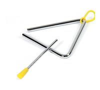 Karlak Durevole Strumento a Percussione Triangolare per Coltivare la Percezione Uditiva Musicale dei Bambini (6 pollici)