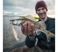 Karlak Efficaci Esche da Pesca per Pesciolini 7 Pezzi con Design Realistico per Laghi/fiumi, 6,5 Cm