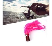 Karlak Esca Morbida per Pesca con Esca Artificiale per Polpo con Filo da 100 Cm Pescatori, Materiale PVC Resistente (Rosa grande)