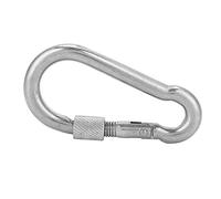 Karlak Gancio a Molla 304, Fibbia per Appendere Robusta e Pratica per Avventure All'aria Aperta, Ideale Operazioni di Esplorazione e Salvataggio in Grotta, Set di 2 (M11)