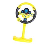 Karlak Giocattolo Volante per Bambini, Girevole a 360 Gradi Staccabile | Materiale ABS, Simulazione di Guida Interattiva, Veri Pulsanti Clacson e Luce, Ideali per il Giro in Auto o il Gioco a Casa