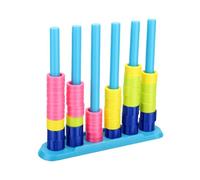 Karlak Gioco di Sfida Impilamento di Colori Divertente Puzzle Abbinamento Rapido Modelli in Plastica per Feste Riunioni Famiglia