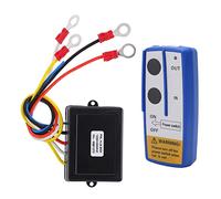 Karlak Kit di Controllo Remoto Wireless Wireless 12v 24V Universale con Ricevitore, Indicatori Visivi, Facile Installazione per Camion, ATV, SUV, Distanza di Controllo più Lontana (Blu)