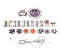 Karlak Kit di Filo di Cucito, Conduttivo per Lilypad, Set di Avviamento di Tessuti Elettronici con Scheda PCB, Forniture Industriali con Resistenza All'usura