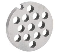 Karlak Lama di Ricambio per Tritacarne, Coltello a Disco con Piastra Tritacarne in Acciaio Inossidabile, Perfettamente Adatto per Tritacarne n. 5, 4 Dimensioni Opzionali, Tritare Senza (8 mm)