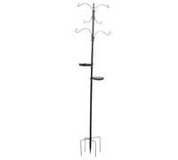 Karlak Mangiatoia per Uccelli Rustica con Supporto da 76 Pollici per Giardino, Design Facile da Pulire, Ottima Idea Regalo gli Amanti della Natura