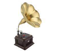 Karlak Modello di Fonografo Vintage, Design Resistente All'erosione del | Il materiale robusto, adatto a vari spazi interni, aggiunge un\'eleganza nostalgica