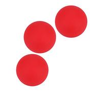 Karlak Palline da Giocoliere Thud da 3 Pezzi, in Materiale PVC, Non Rotolanti, per Principianti, 6,5 Cm, Migliorano L'allenamento per la Coordinazione della Messa a Fuoco (Rossa)
