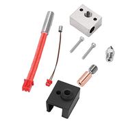 Karlak Parti di Hotetend della Stampante 3D, Kit di Gola a Blocco del Riscaldatore in Lega TI con Rame TC4, Compatibile con Ender 3 S1, Ender 3 S1 Pro, CR 10 Smart Pro, Sermoon V1,