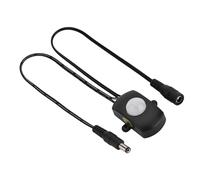 Karlak Rilevatore di Movimento a Infrarossi PIR per LED (Black) | Tempo di ritardo regolabile da 15 a 240 secondi, design compatto, adatto per sistemi di illuminazione, ad alta efficienza