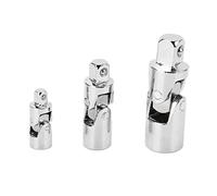Karlak Rotatable Socket Adapters, 1/4in 3/8in 1/2in, Adaptive Design | Elevata durata, finitura cromata, ideale per compatibilità con utensili, uso automobilistico