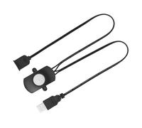 Karlak Sensore PIR USB Interruttore, Rilevatore di Movimento Umano (Black) | Controllo automatico \'illuminazione, basso consumo energetico, facile da installare in varie posizioni