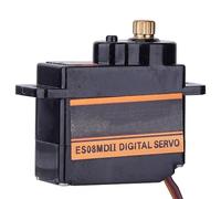 Karlak Servo Digitale RC Ingranaggio Metallico a Coppia Elevata per un Funzionamento Rapido in Mini Aerei RC Rotazione di 180° 23x11,5x24 Mm (1 pezzo)