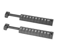 Karlak Set di Contatori da Calcio Balilla con Indicatore di Punteggio a 10 Numeri, Design Ergonomico per Uso Domestico o Tornei (Nera)