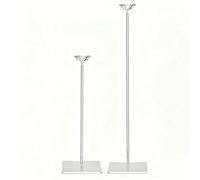 Karlak Set di Supporti per Palloncini in Acrilico Confezione da 4 Eleganti Centrotavola per Decorazioni Feste di Compleanno e Matrimoni 15,75x5,98 Pollici Trasparente (Base da 40 cm)