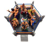 Karlak Set di Wrestling in Miniatura con Ring e Accessori (As Shown) | Include 32 pezzi, materiale non tossico, perfetto per i bambini, arena di wrestling da 5 pollici