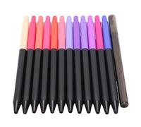 Karlak Set Portamine 12 Pezzi Matite Colorate Automatiche con Temperamatite per Studenti D'arte e Artisti Punta da 3,0 Mm Colori Vivaci