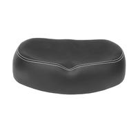 Karlak Sostituzione della Sella per Bici Senza Naso Design Ergonomico per Biciclette da Strada di Montagna Pelle PU Nera 10,2x6,7x3,5 Pollici 1 X Sedile Bici