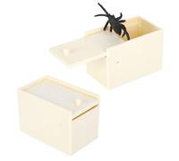 Karlak Spider Box Trick Toy, Design Sicuro Ed Ecologico | Divertente scherzo giocattolo, ragno finto altamente simulato, ideale per Halloween, adatto ai bambini