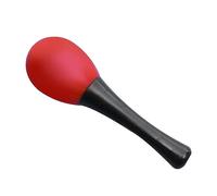 Karlak Strumento Musicale Agitatore a Sonagli Maracas per Bambini in Plastica Dal Suono Piacevole per Eventi di Educazione Precoce (Rosso)