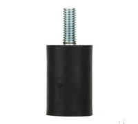 Karlak Supporti in Gomma M5 Silentblock, 4 Pezzi - Elementi Antivibranti per Compressori D'aria, Motori, Motori a Benzina, Pompe Dell'acqua, con Buon Buffer per Apparecchiature e (VD20*30 M6*18)