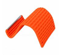 Karlak Supporto per Telefono in Silicone Design Flessibile e Antiscivolo Supporto Multi-angolo per Tablet da Scrivania e Laptop 20x10 Cm (Arancia)