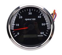 Karlak Tachimetro Universale 110mm 4 3/8in 6000RPM con Contatore Ore per