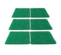 Karlak Tappetini per Nidificazione per Polli Tappetini Traspiranti la Deposizione delle Uova 6 Pezzi (Verde)