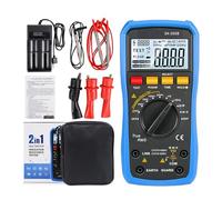 Karlak Tester Di Resistenza Di Isolamento Multimetro Digitale Megaohmmetro Voltmetro Voltmetro Misuratore Resistenza Tester Elettrico 2500V 50GOhm Gamma Automatica Con Retroill (SK-505B)
