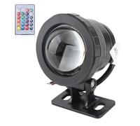 Karlak Waterproof RGB LED Luce Subacquea per Giardini (Black plastic | Lunga durata, facile installazione, illuminazione brillante, adatta a stagni, club e percorsi