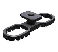 KARLE RUBNER 7115 KR Terraflex N6 con Vite A4 5 x 50 mm per sottostruttura in Legno Contenuto: 30 Pezzi, Nero
