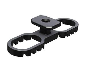 KARLE & RUBNER 7119 K&R Terraflex N6 con Vite A4 5 x 50 mm per sottostruttura in Legno Contenuto: 120 Pezzi, Nero