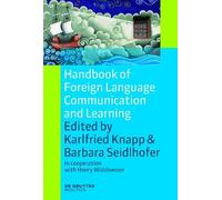 Karlfried Knapp Handbook of Foreign Language Communication and Learn (Tascabile)