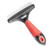 Karlie 1030235 - Straccio con Denti rotanti, Lunghezza: 16 cm, Larghezza: 11 cm, Altezza: 5 cm, Colore: Rosso/Nero