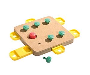 Karlie 1031722 Brain Train Cube - Cubo per Traino, Lunghezza: 32 cm, Larghezza: 32 cm, Altezza: 5 cm