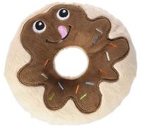 Karlie 521586 - Giocattolo per cani in peluche, motivo: ciambella, lunghezza: 14 cm, colore: Marrone