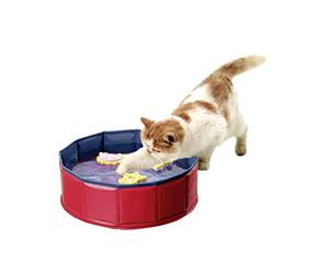 Karlie Accessories - Lago per Gattini con 3 Giocat. 30X10Cm