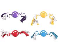 Karlie Accessories - Palla da Tennis con Corda 30Cm