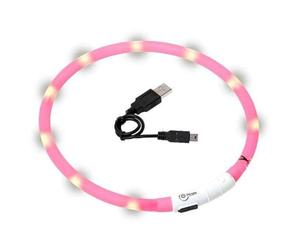Karlie Accessories - Visio Light LED Collare Rosa 70Cm