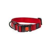 Karlie Art Sportiv Plus - Collare regolabile in diversi colori, universale, misura L: 45-65 cm, larghezza: 25 mm, colore: Rosso