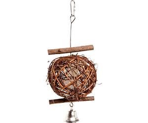 Karlie Balle E Bois Oiseaux 10 Cm Diamètre Rempi De Matériel pour Le Nid