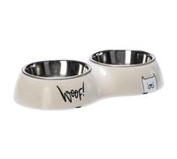 Karlie Ciotola per Cane Elize Cena Set Grigio Chiaro, Varie Misure, Nuovo