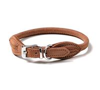 Karlie, Collare per Cani Buffalo, Rotondo, Larghezza 10 mm, Lunghezza 55 cm, Marrone