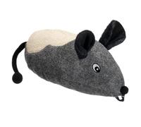 Karlie Flamingo kattenspeelgoed Krab/speel muis - grijs - 40cm