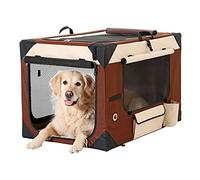 Karlie Flamingo Smart Top de Luxe Travel Box per Cani, 76 x 51 x 48 cm, Colore: Beige/Marrone