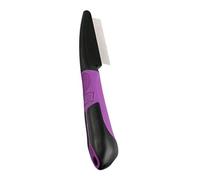 Karlie Flea Pettine con Manico, 21 x 4.5 cm, Viola/Nero